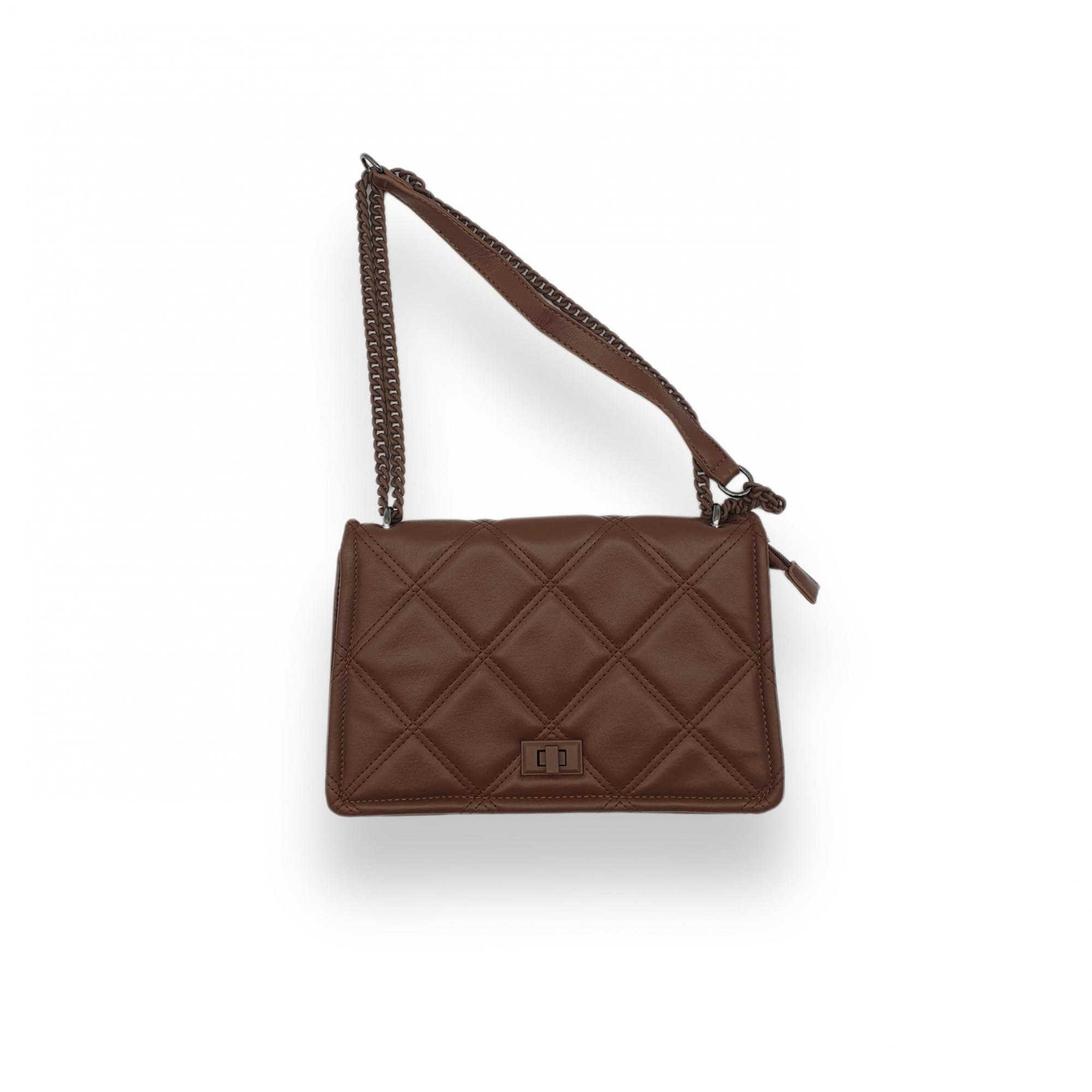Borsa Tracolla Tonda Elegante Rosa | Fantini Pelletteria