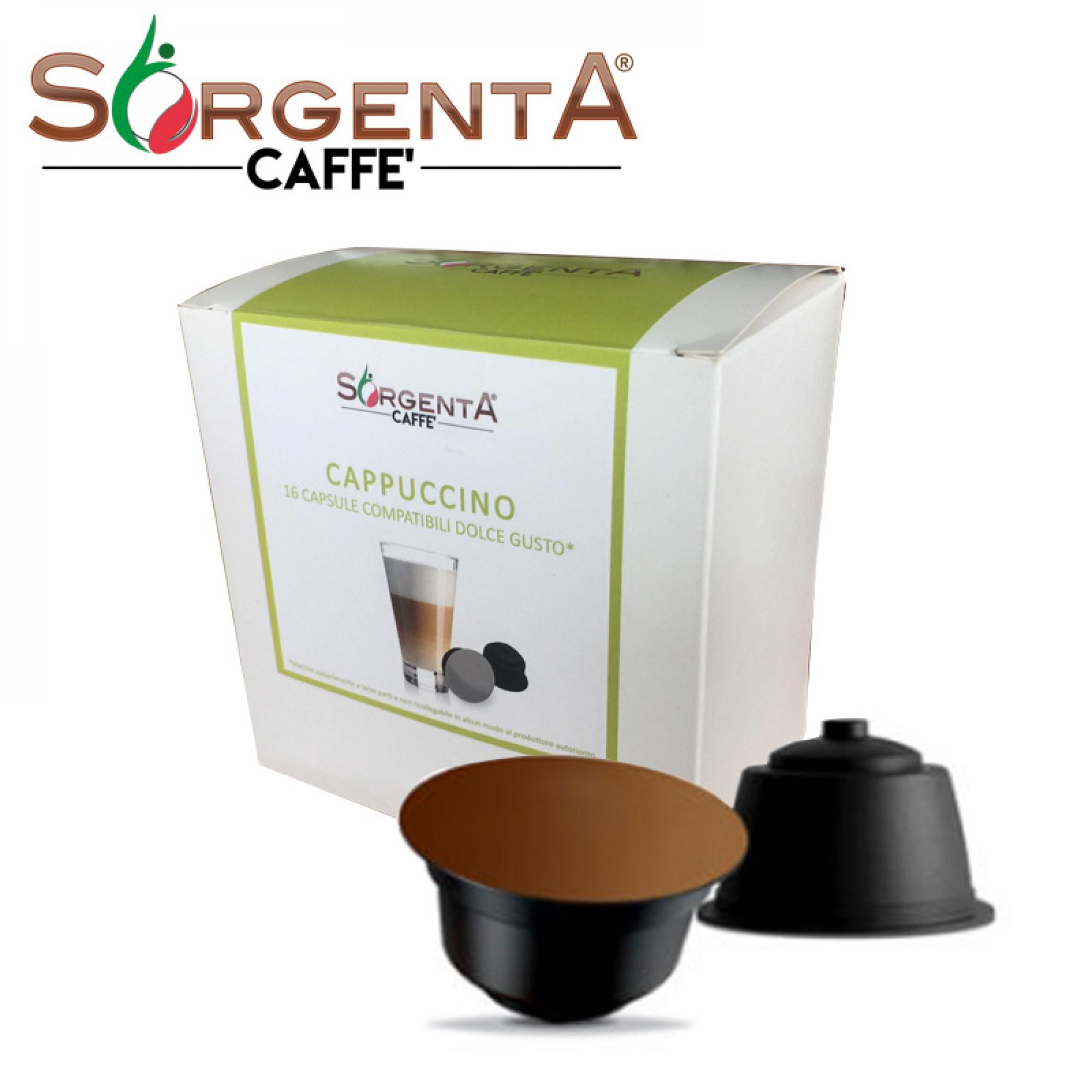 Cappuccino Sorgenta 16 capsule compatibili Dolce Gusto