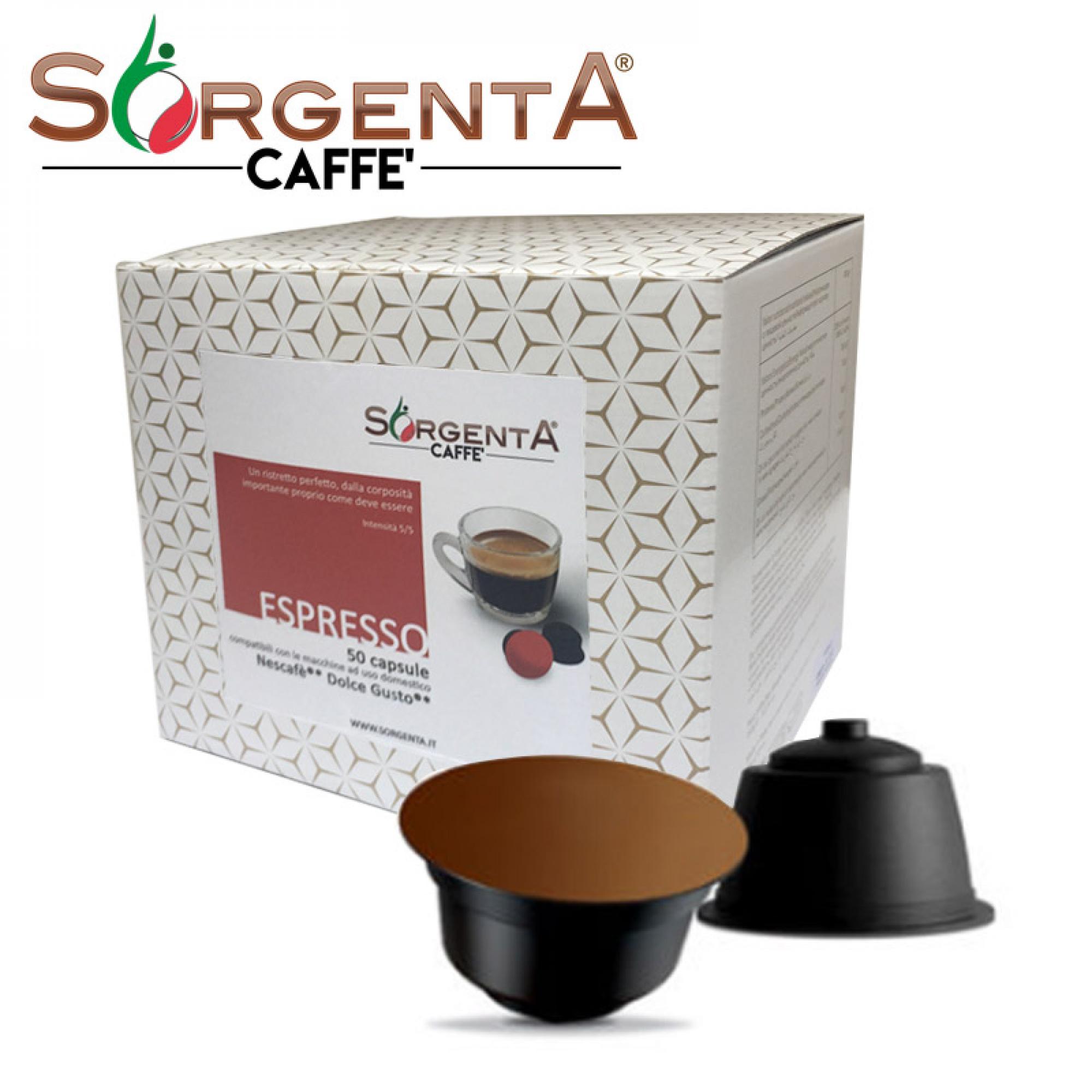 Sorgenta Caffè ESPRESSO 50 capsule compatibili Dolce Gusto