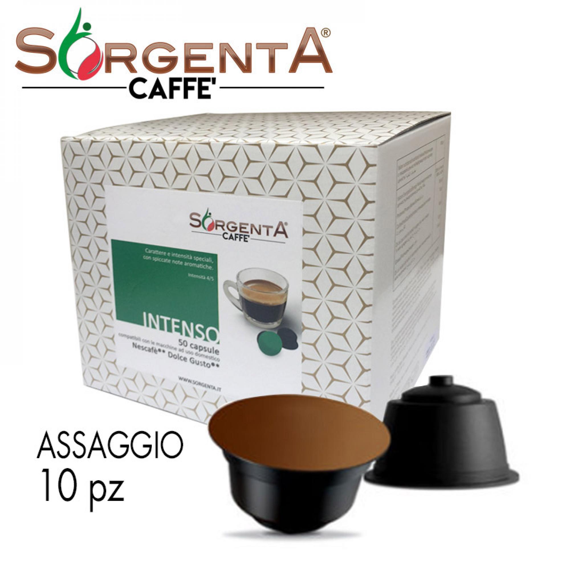 Sorgenta Caffè INTENSO ASSAGGIO 10 capsule compatibili Dolce Gusto